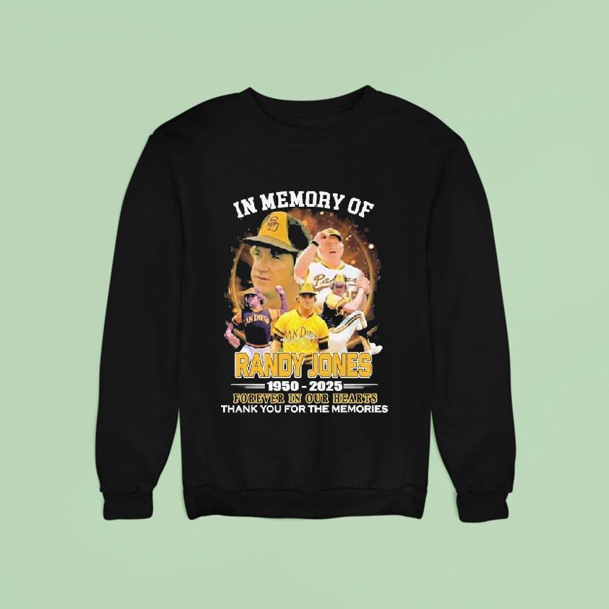 In Memory Of Randy Jones 1950 2025 Forever In Our Hearts Thank You For The Memories Signature Shirt In Memory Of Randy Jones 1950 2025 Forever In Our Hearts Thank You For The Memories Signature Shirt