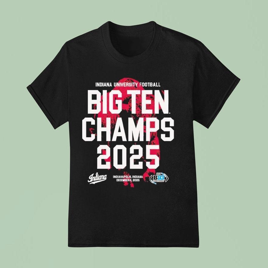Indiana 2025 Big Ten Champs Bison Shirt