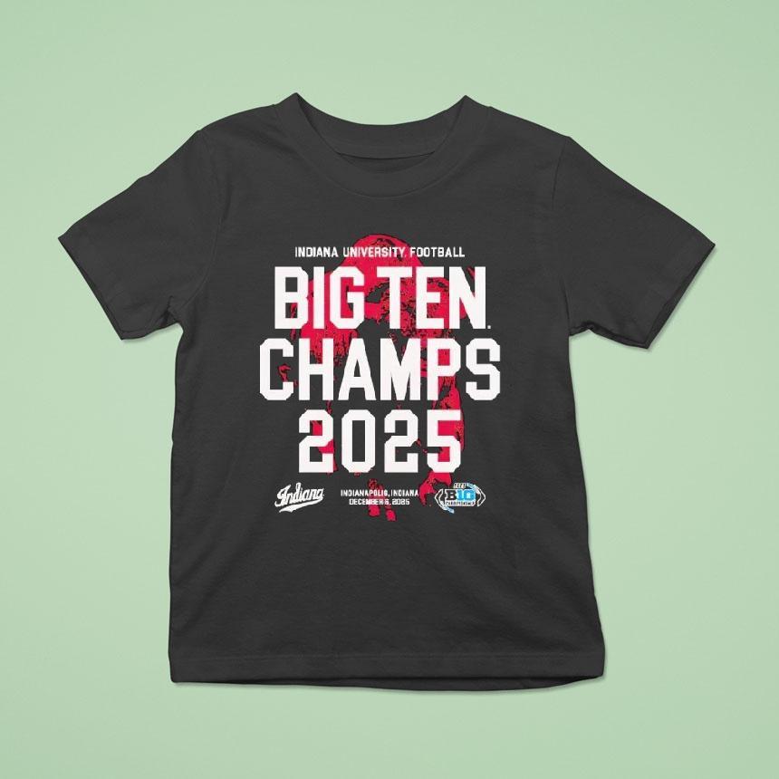 Indiana 2025 Big Ten Champs Bison Shirt
