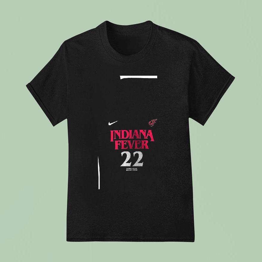 Indiana Fever 22 Caitlin Clark Stranger Things Rebel Name And Number Shirt