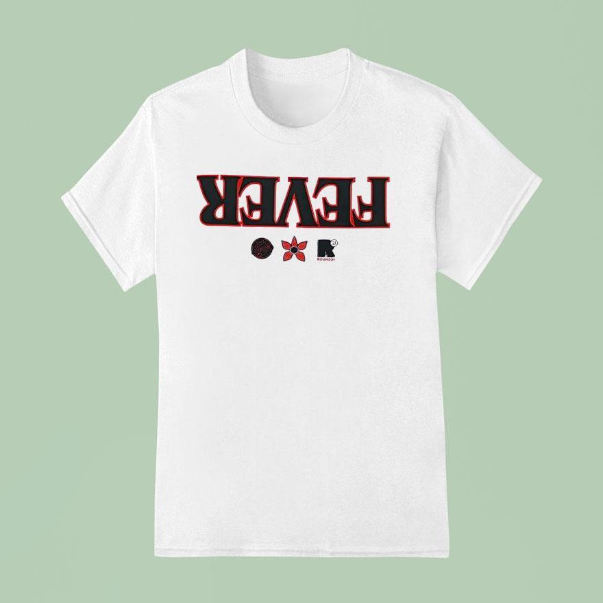 Indiana Fever Stranger Things Fever Logos Shirt