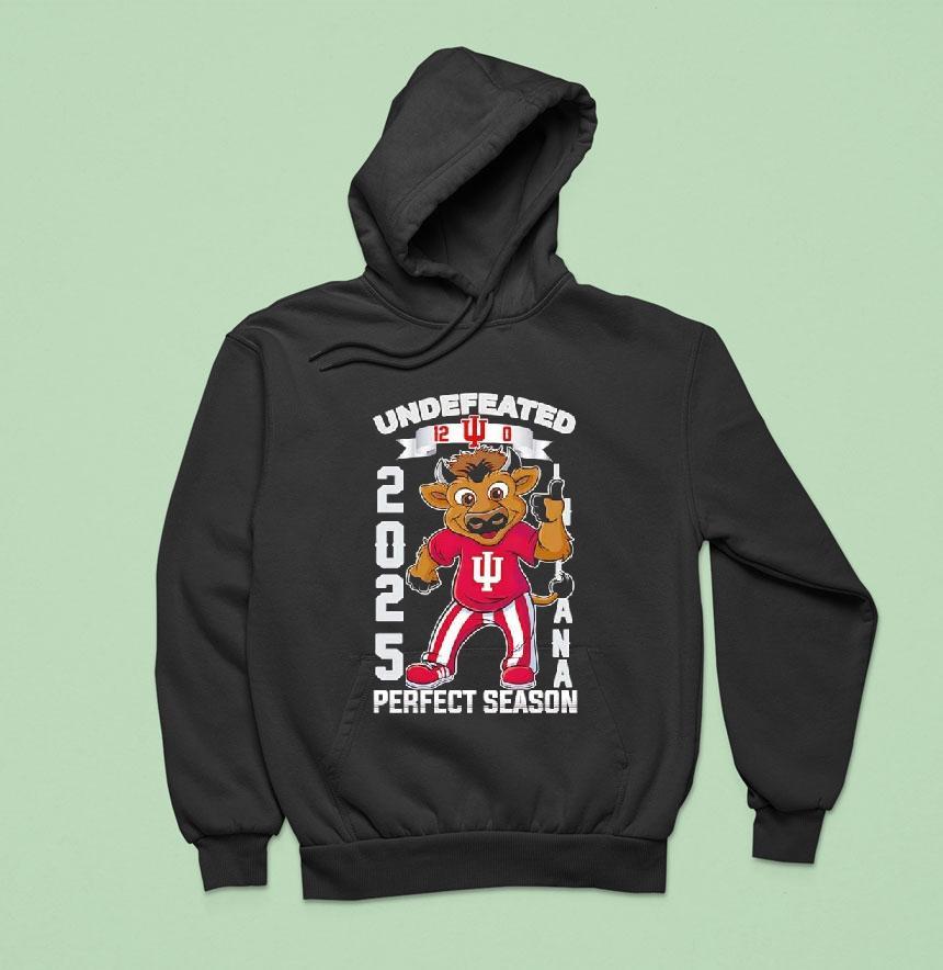 Indiana Hoosiers Mascot Undefeated Perfect Season 2025 Shirt Indiana Hoosiers Mascot Undefeated Perfect Season 2025 Shirt