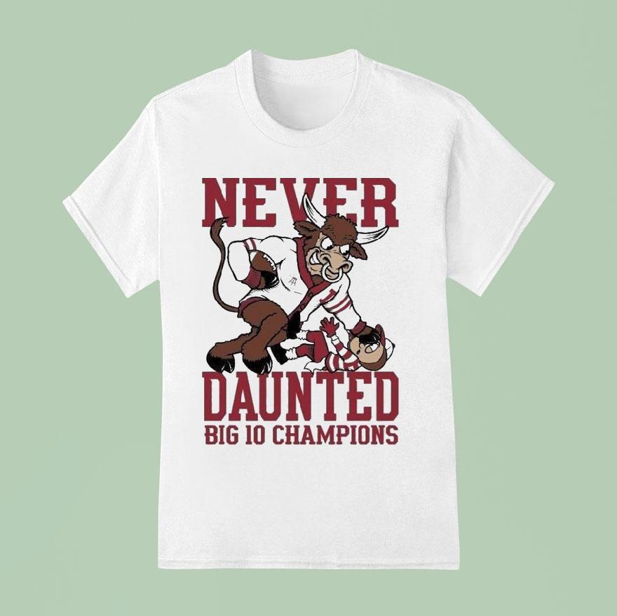Indiana Hoosiers Stomp Ohio State Buckeyes Never Daunted Big 10 Champions Mascot Shirt