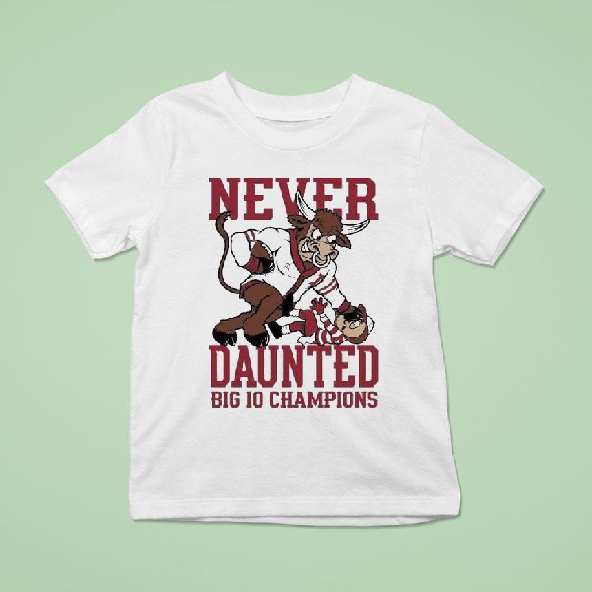 Indiana Hoosiers Stomp Ohio State Buckeyes Never Daunted Big 10 Champions Mascot Shirt