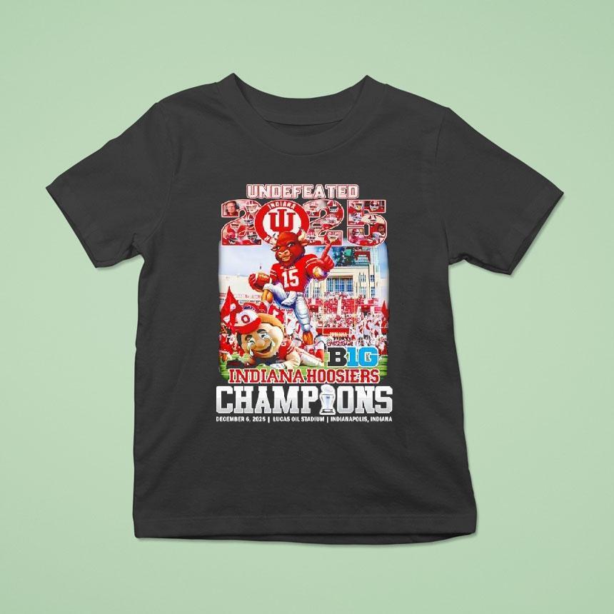 Indiana Hoosiers Undefeated Champions 2025 Beat Ohio State Shirt