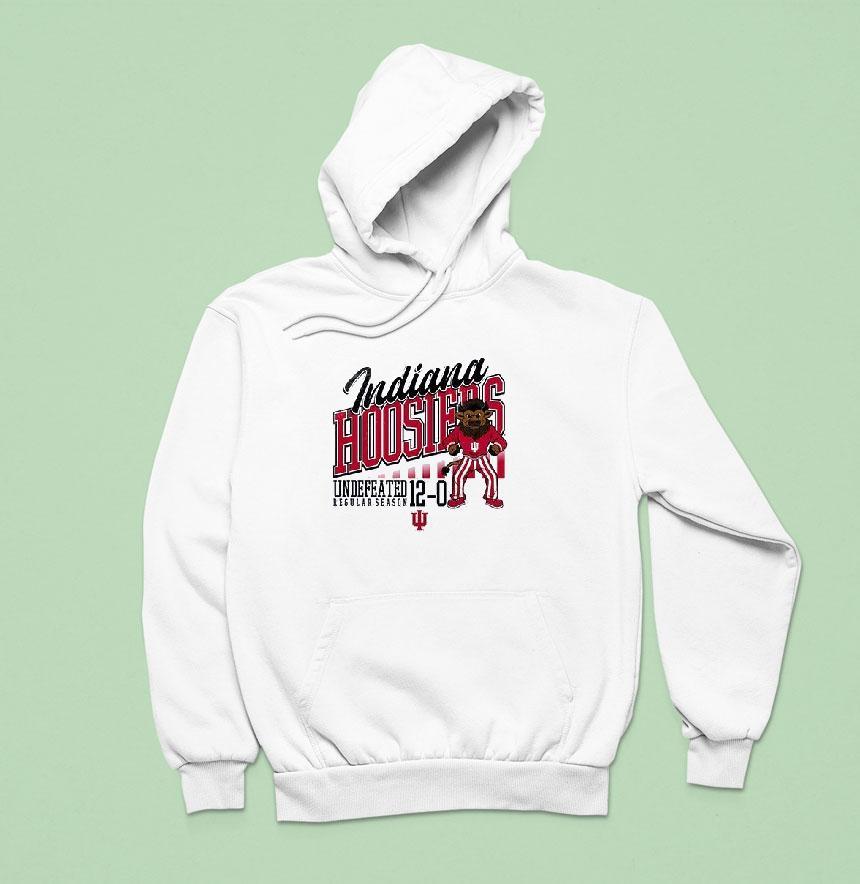 Indiana Hoosiers Undefeated Regular Season Dates Schedule Shirt Indiana Hoosiers Undefeated Regular Season Dates Schedule Shirt