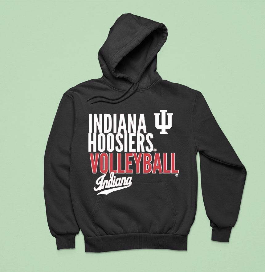 Indiana Volleyball Text Logo Shirt Indiana Volleyball Text Logo Shirt