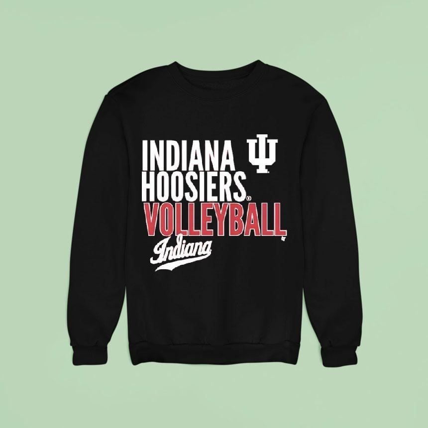 Indiana Volleyball Text Logo Shirt Indiana Volleyball Text Logo Shirt