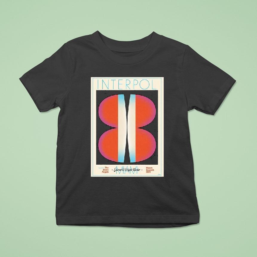 Interpol Miami Florida Event At James And Knight Center On March 7 2026 Shirt