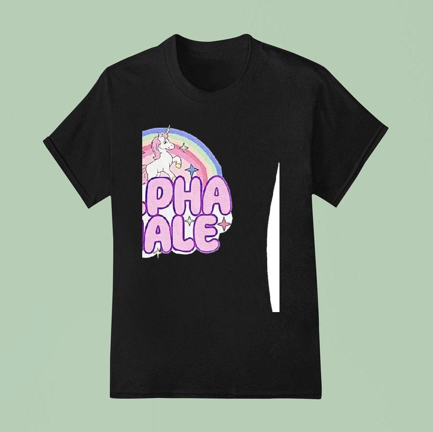Ironic Alpha Male Unicorn Rainbow Shirt