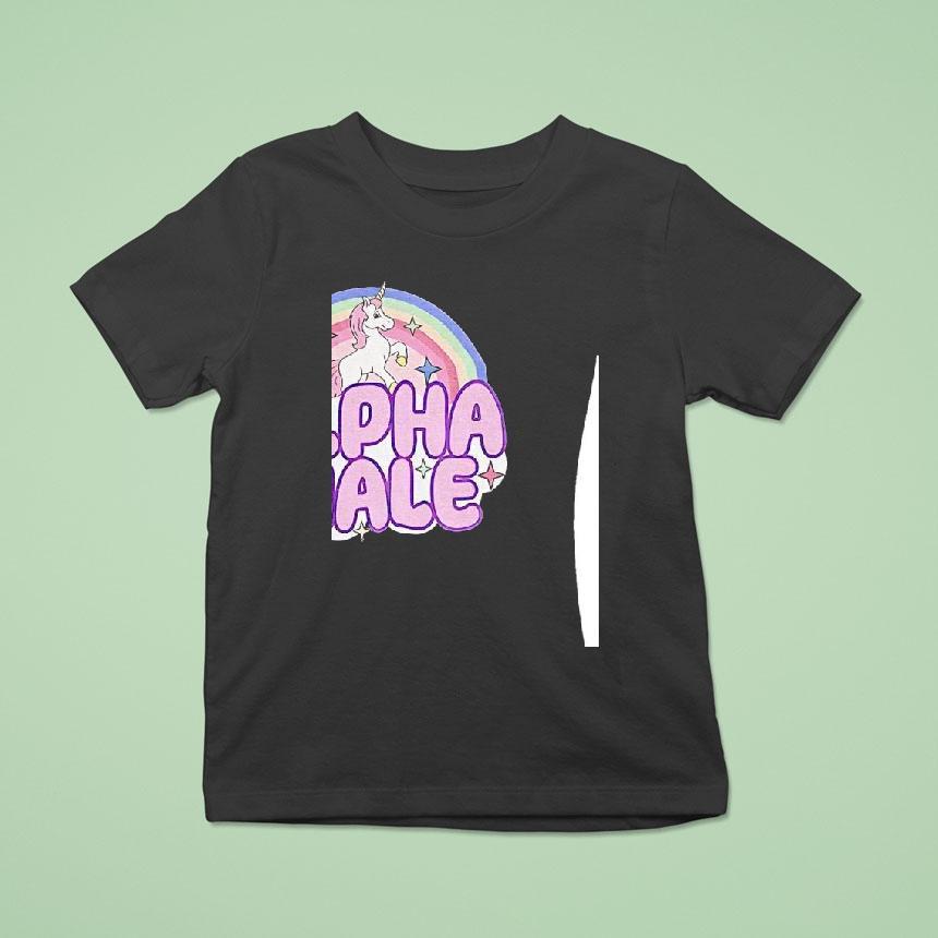 Ironic Alpha Male Unicorn Rainbow Shirt