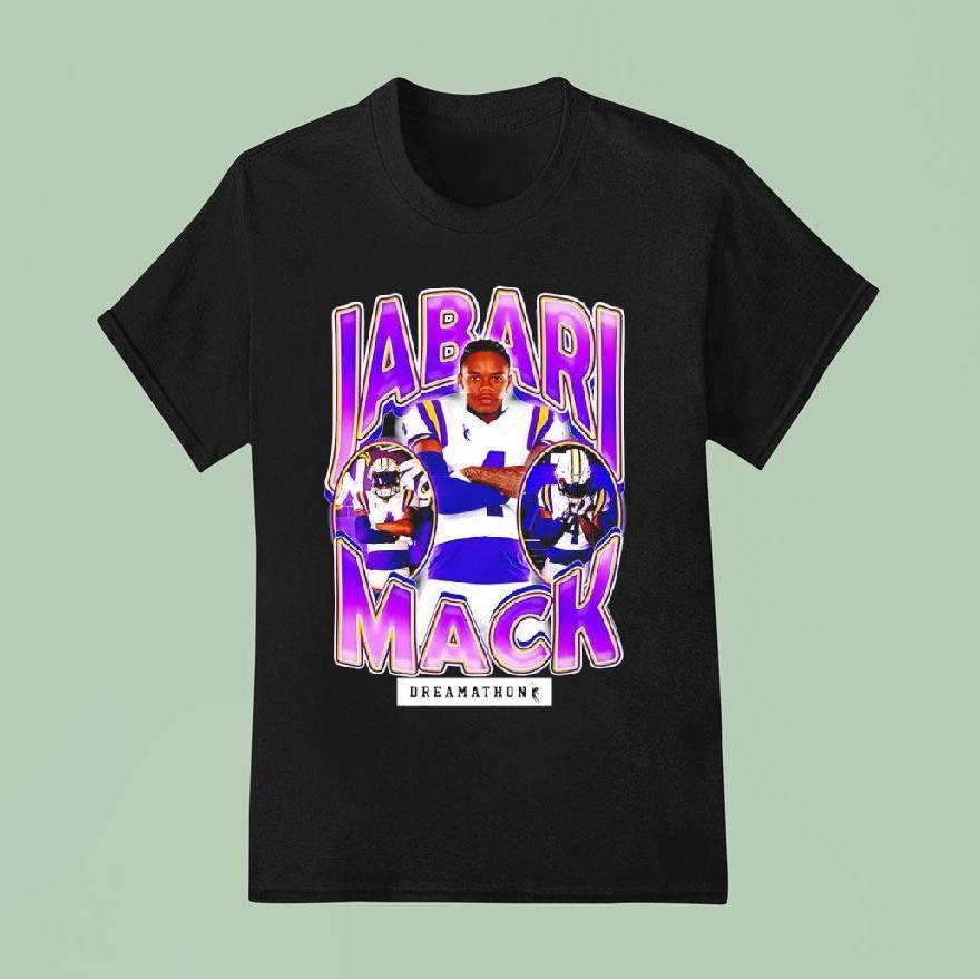 Jabari Mack Lsu Football Graphic Shirt