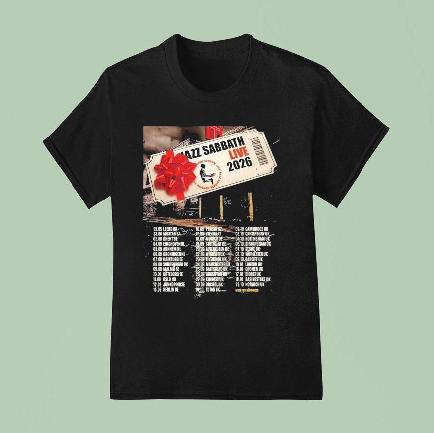 Jazz Sabbath Live 2026 Tour Uk And Europe Dates Shirt
