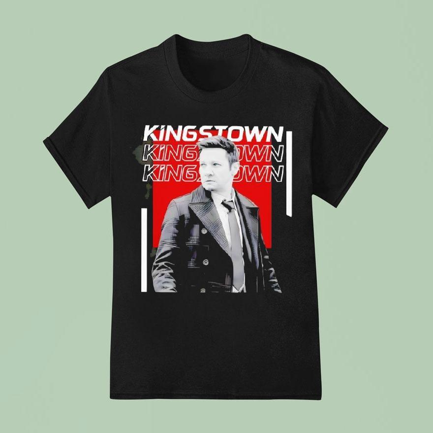 Jeremy Renner Mike Mclusky The Boss Of Kingstown Shirt