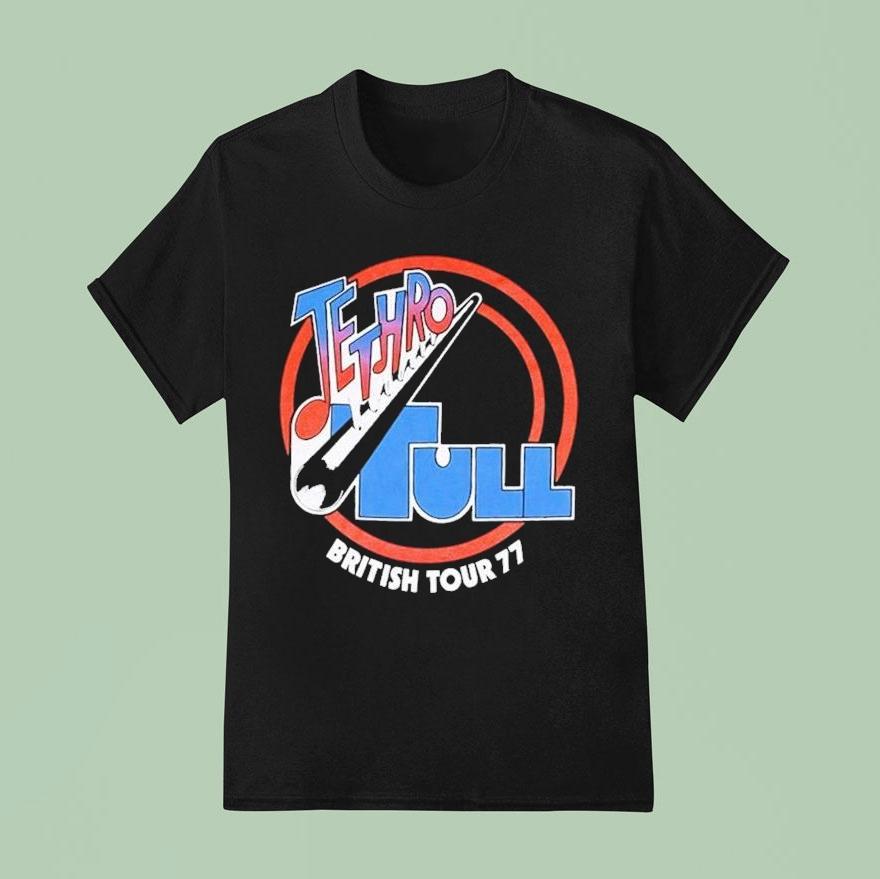 Jethro Tull British Tour 77 70s Shirt