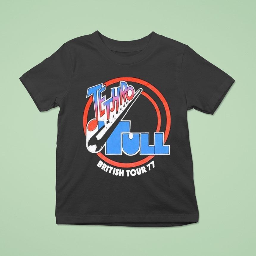 Jethro Tull British Tour 77 70s Shirt