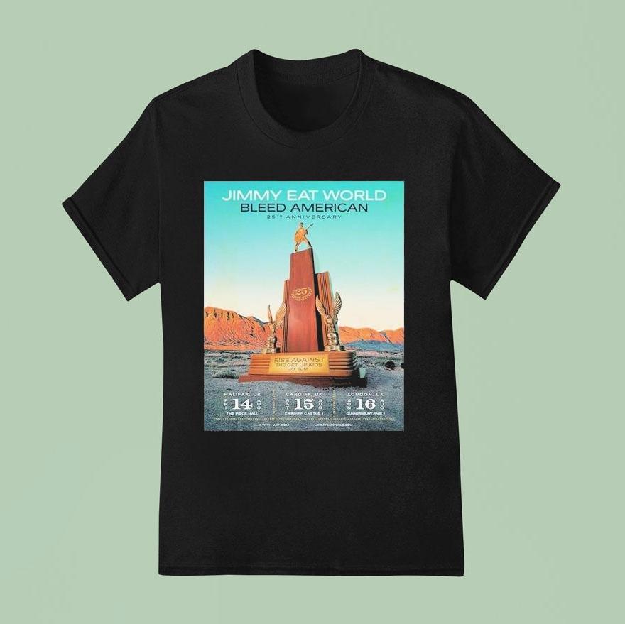 Jimmy Eat World Bleed American 25th Anniversary 2026 Uk Dates Shirt