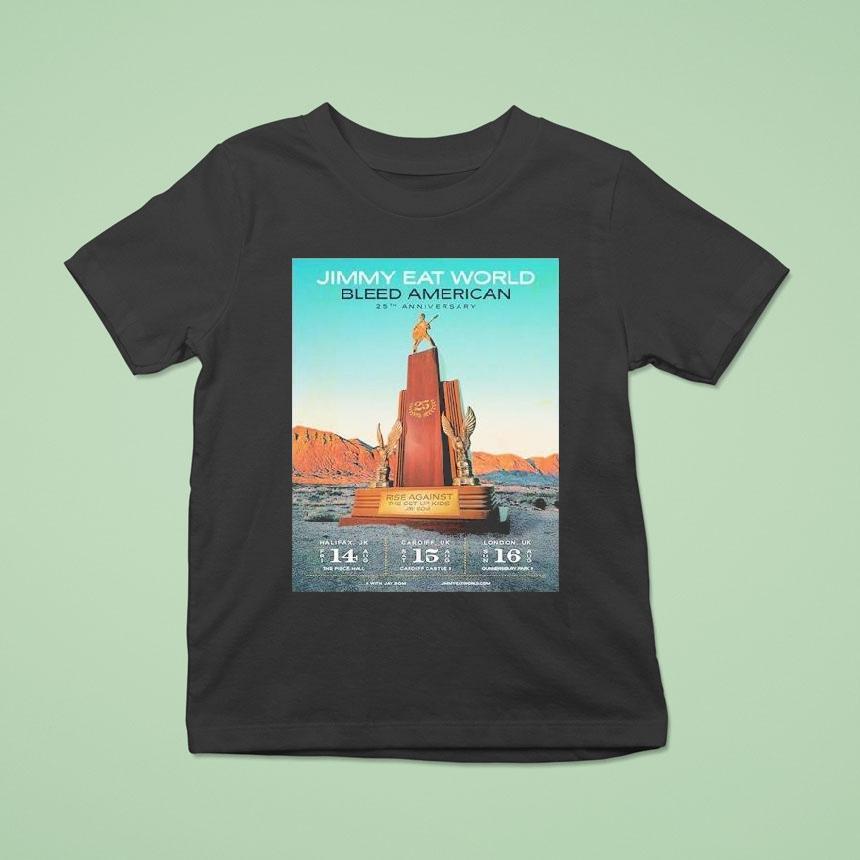 Jimmy Eat World Bleed American 25th Anniversary 2026 Uk Dates Shirt