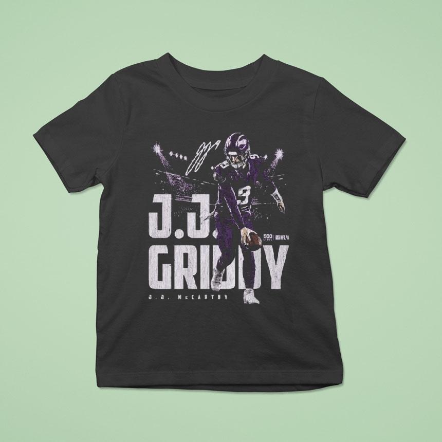J.j. Mccarthy Minnesota Griddy Shirt