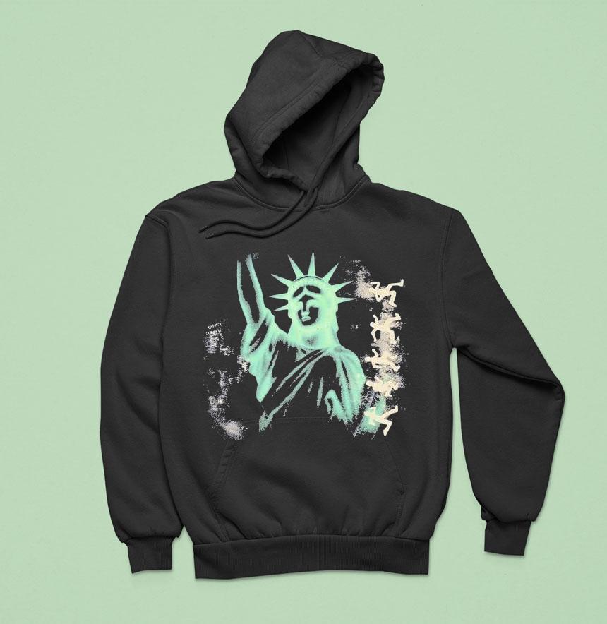 Joey Badas$$ X Kidsuper Studios Liberty Statue Shirt Joey Badas$$ X Kidsuper Studios Liberty Statue Shirt