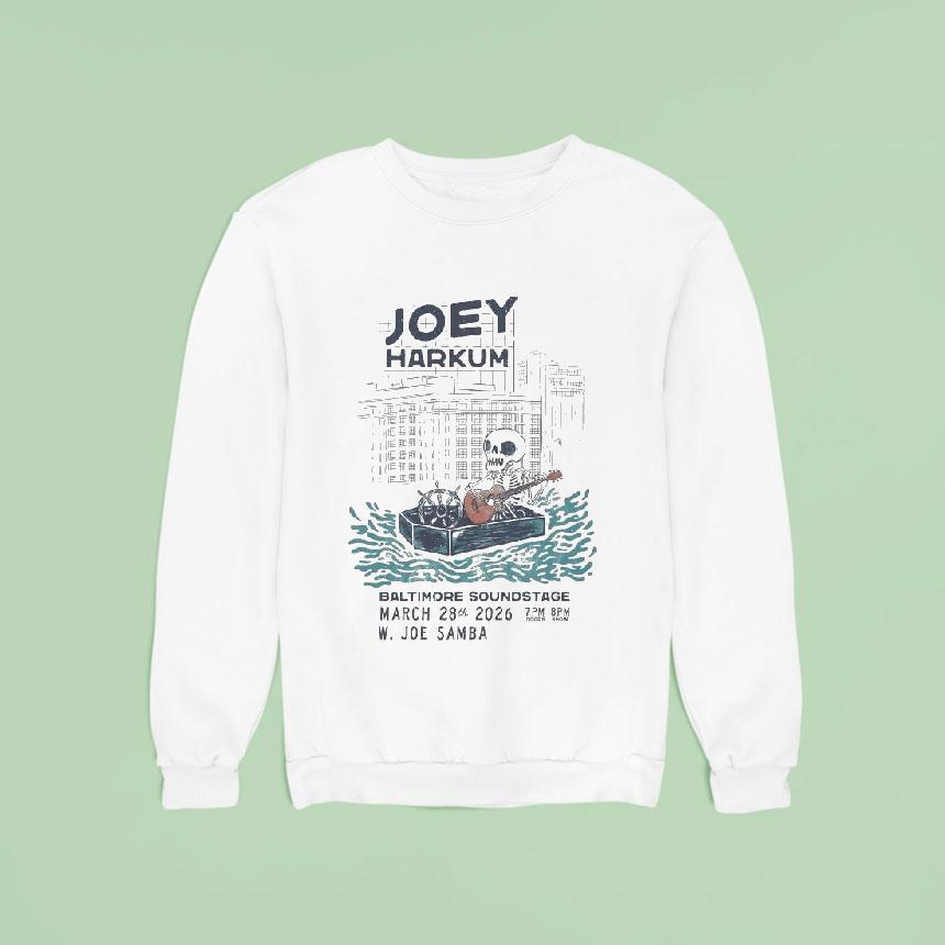Joey Harkum Event Baltimore Md On March 28 2026 Skeleton Guitar Coffin Shirt Joey Harkum Event Baltimore Md On March 28 2026 Skeleton Guitar Coffin Shirt