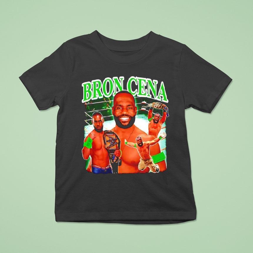 John Cena X Lebron James Bron Cena Wwe Shirt