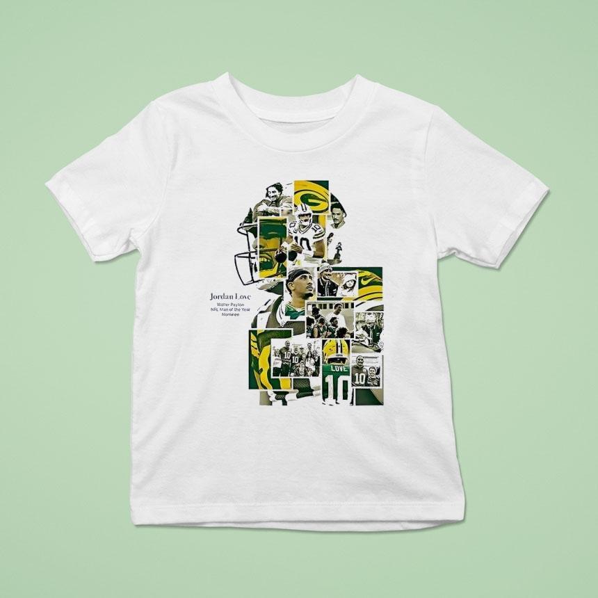 Jordan Love Green Bay Packers Nfl Man Of The Year Nominee Shirt