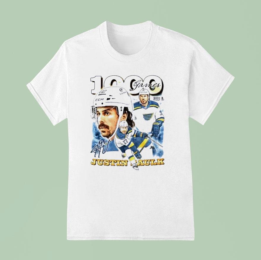 Justin Faulk Reaching A Milestone Of 1000 Nhl Games Played Shirt
