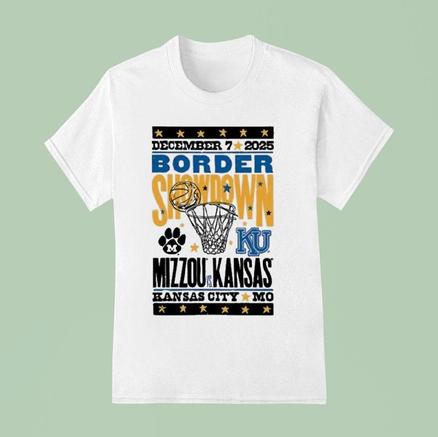 Kansas Jayhawks Summit 2025 Border Showdown Shirt