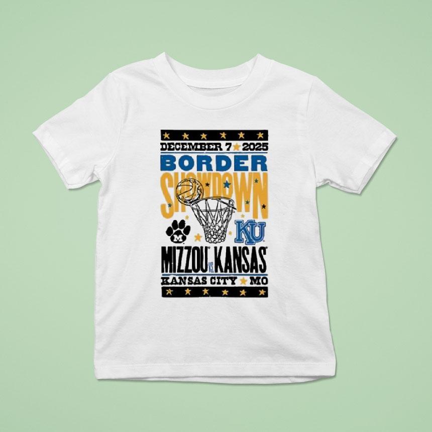 Kansas Jayhawks Summit 2025 Border Showdown Shirt