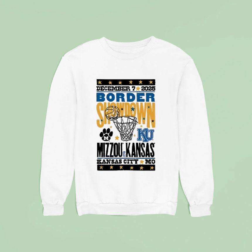 Kansas Jayhawks Summit 2025 Border Showdown Shirt Kansas Jayhawks Summit 2025 Border Showdown Shirt