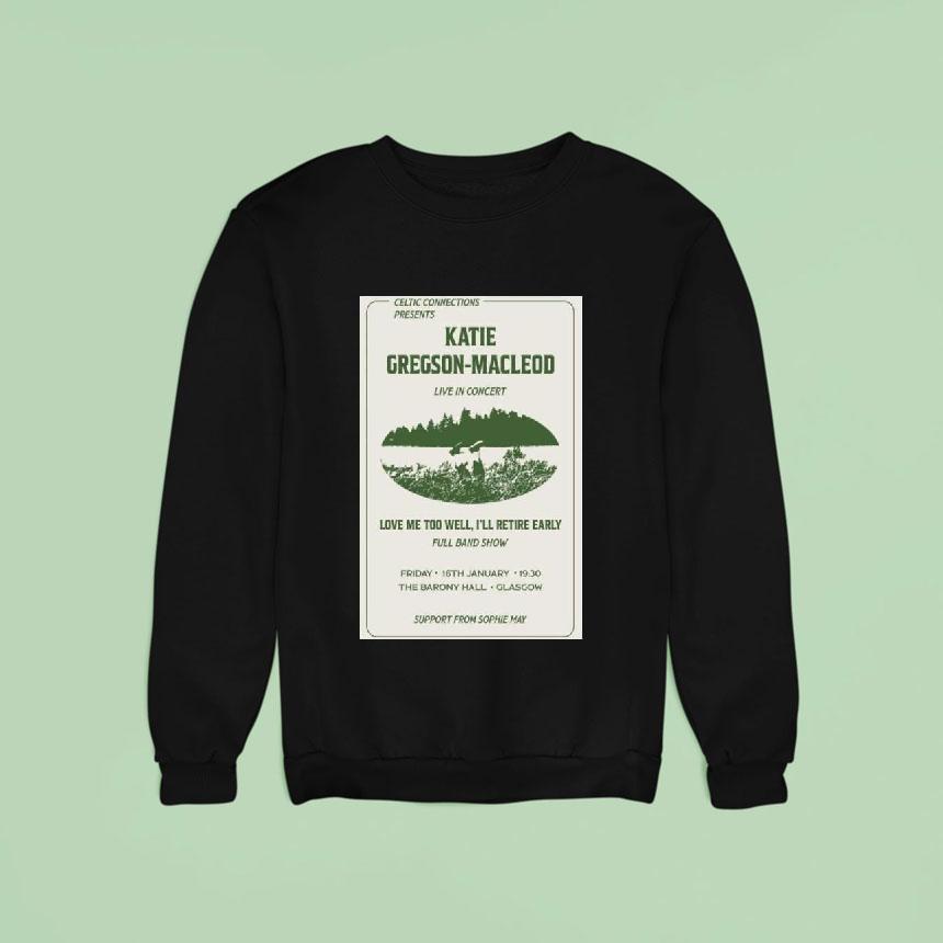 Katie Gregson-macleod Barony Hall, Glasgow January 16 2026 Tour Shirt Katie Gregson-macleod Barony Hall, Glasgow January 16 2026 Tour Shirt
