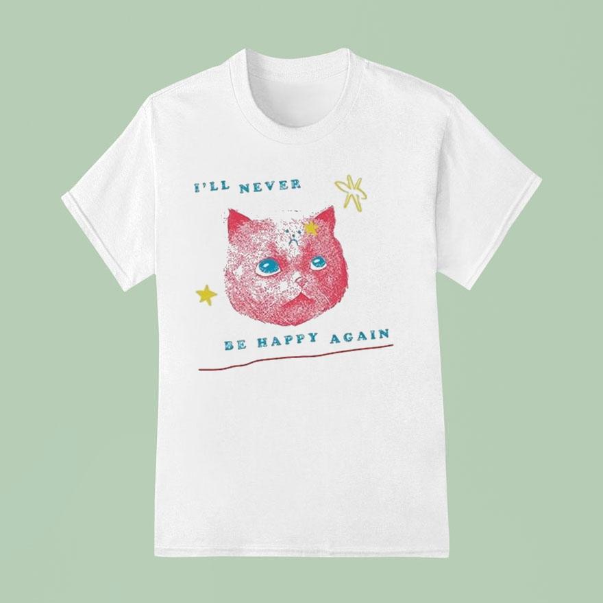 Keaton Henson I’ll Never Be Happy Cat Shirt
