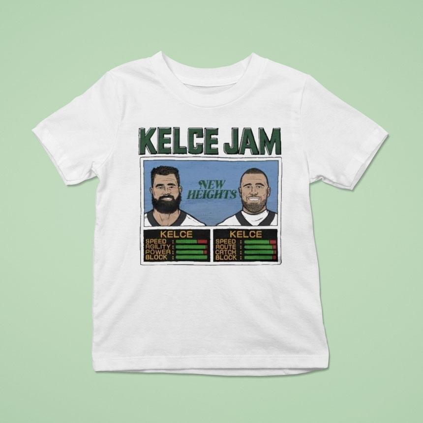 Kelce Jam Jason And Travis New Heights Shirt