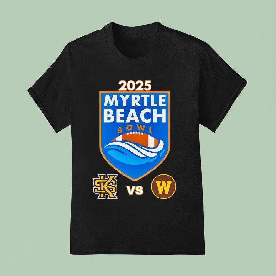 Kennesaw State Owls Vs Western Michigan Broncos Football Myrtle Beach Bowl 2025 Shirt