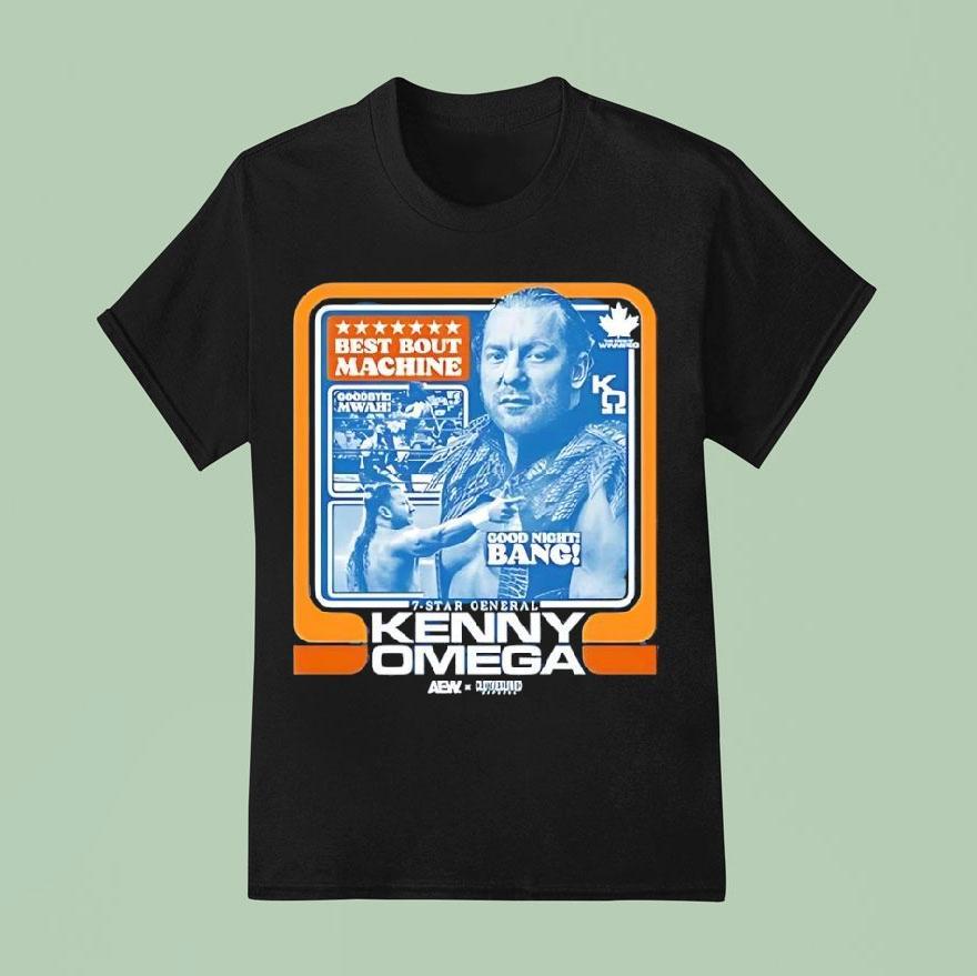 Kenny Omega Best Bout Machine Good Night Bang Aew Graphic Shirt