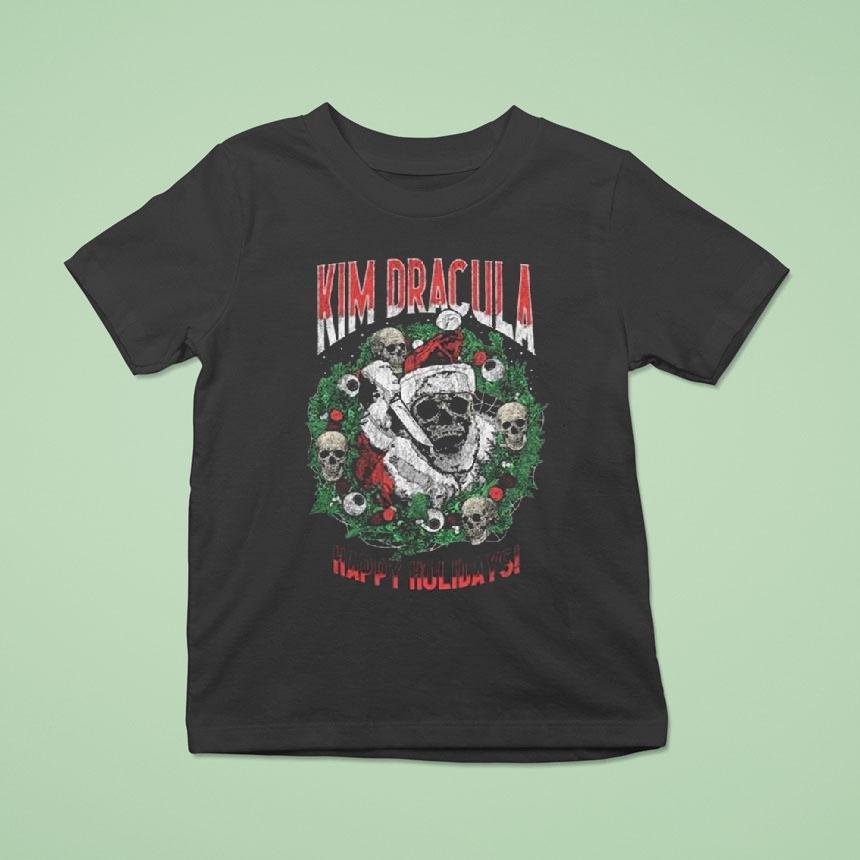 Kim Dracula Santa Wreath Shirt