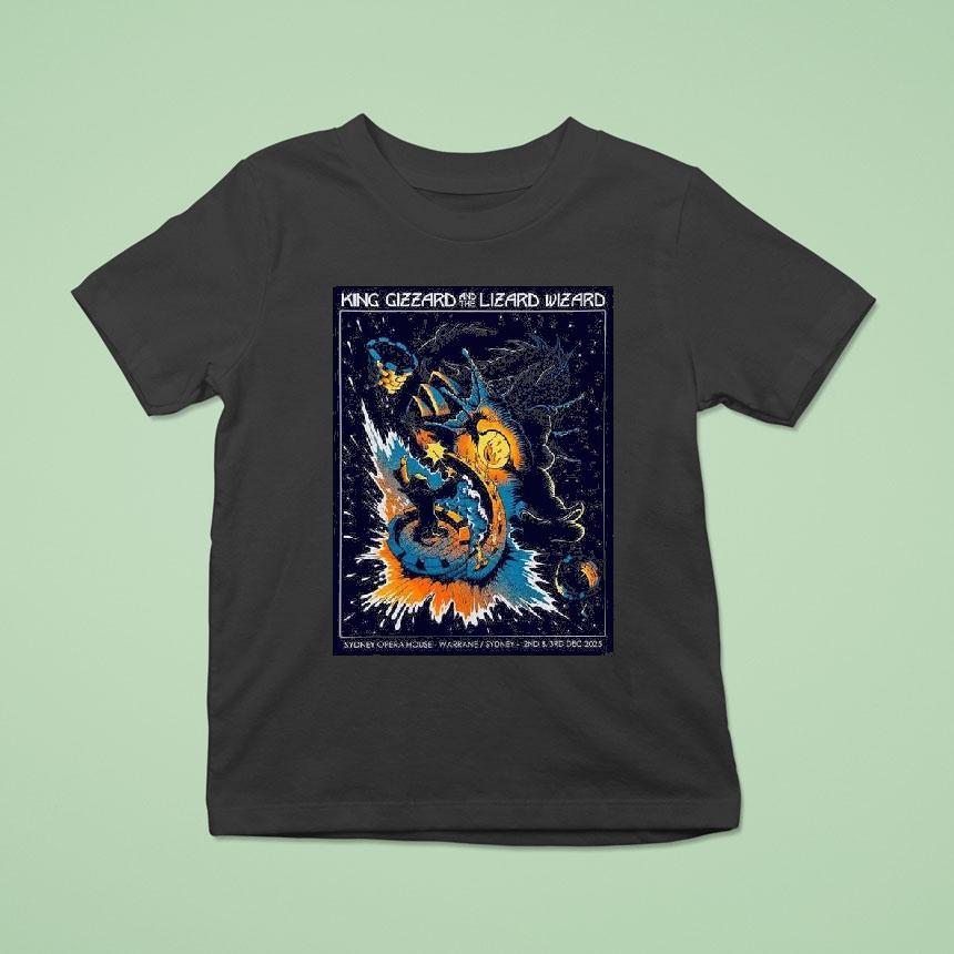 King Gizzard And The Lizard Wizard Warrane Sydney Australia 2025 At Sydney Opera House On 2 And 3 December 2025 Shirt