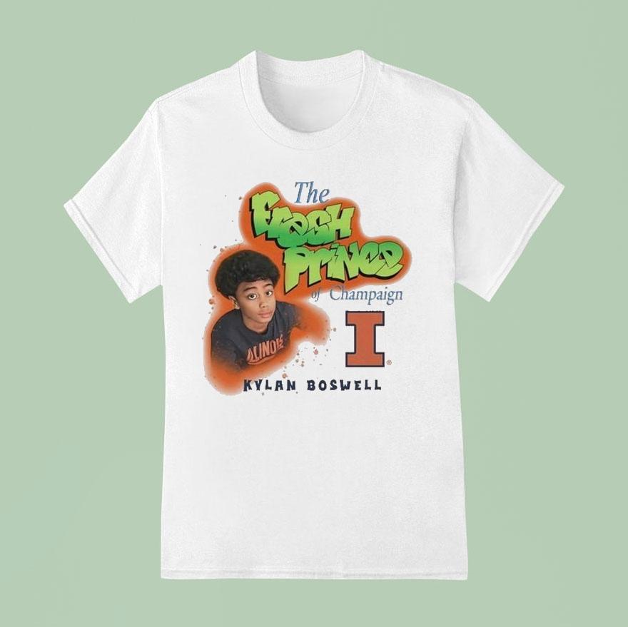 Kylan Boswell The Fresh Prince Of Champaign Illinois Fighting Illini Shirt