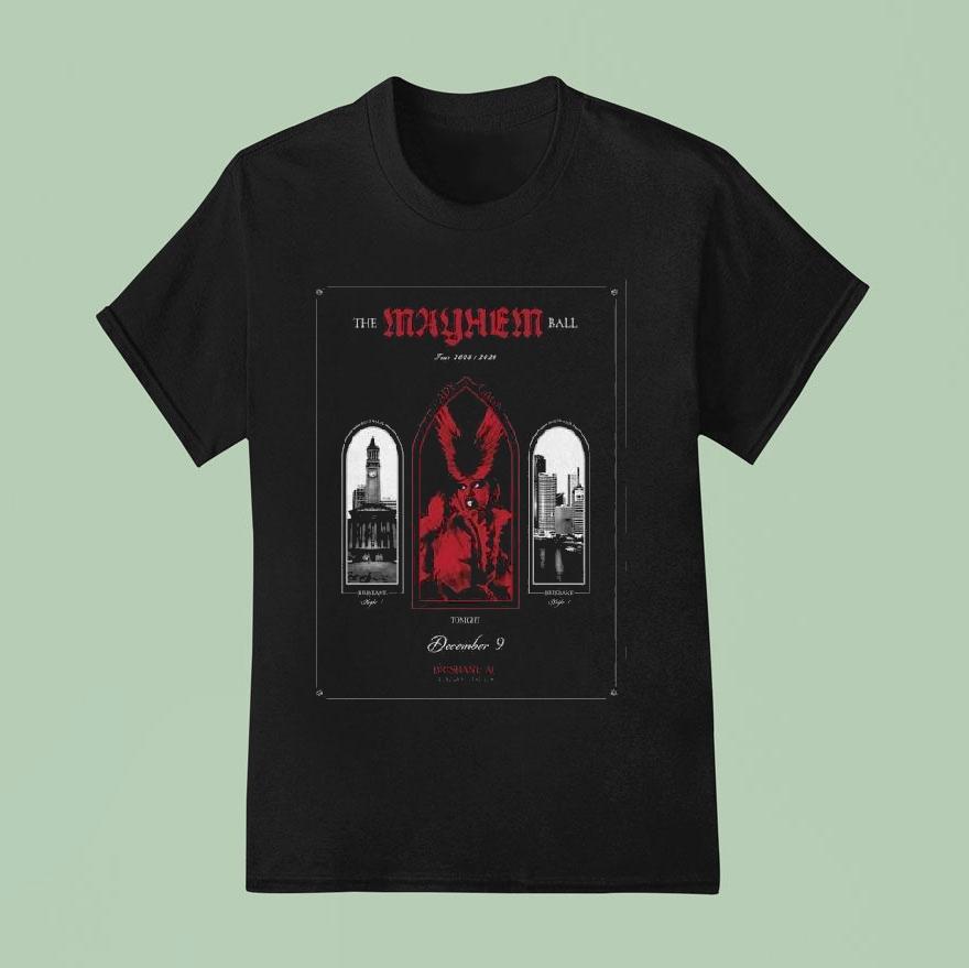 Lady Gaga December 9 2025 Brisbane Australia Shirt