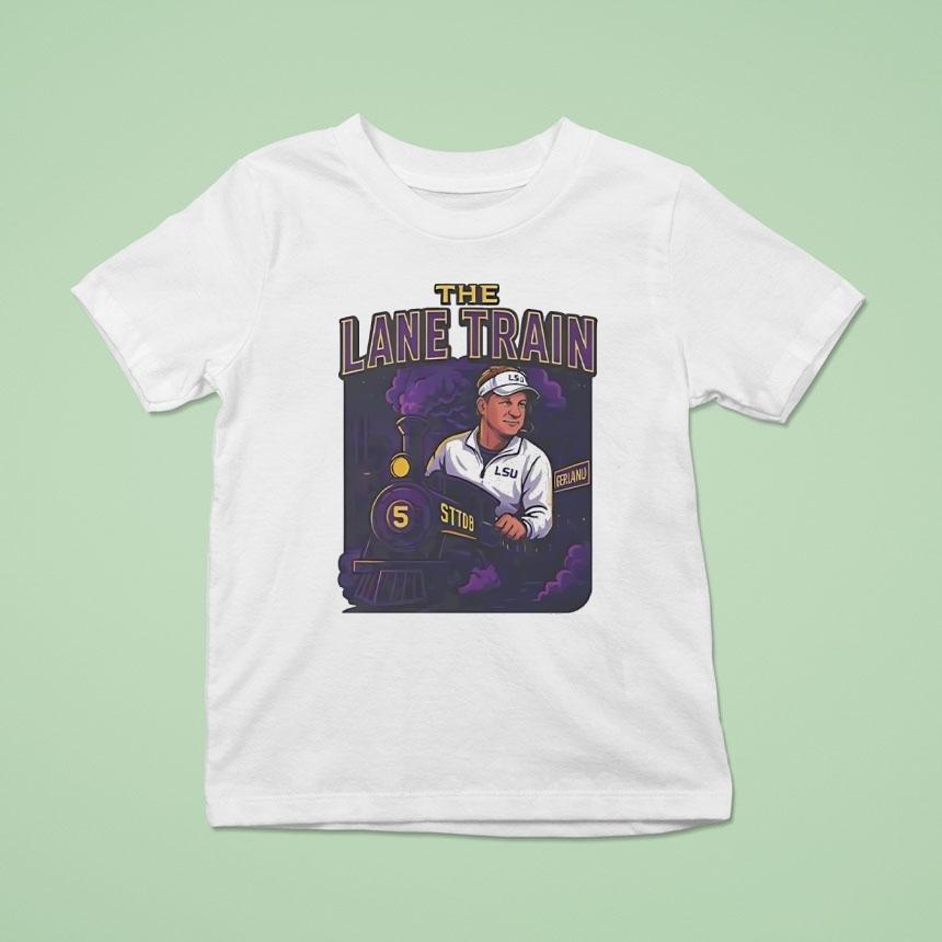 Lane Kiffin The Lane Train Lsu Tigers Football Cocach Shirt