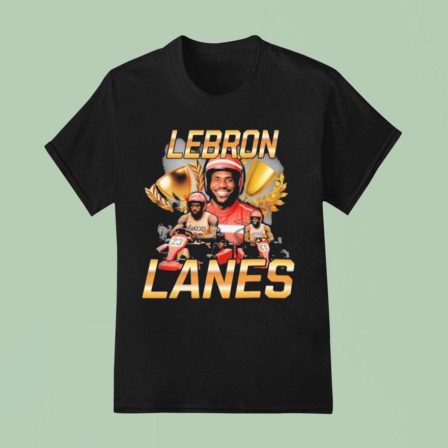 Lebron James Lebron Lanes Racing Trophy Shirt