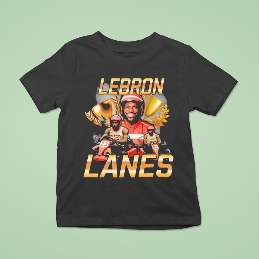 Lebron James Lebron Lanes Racing Trophy Shirt