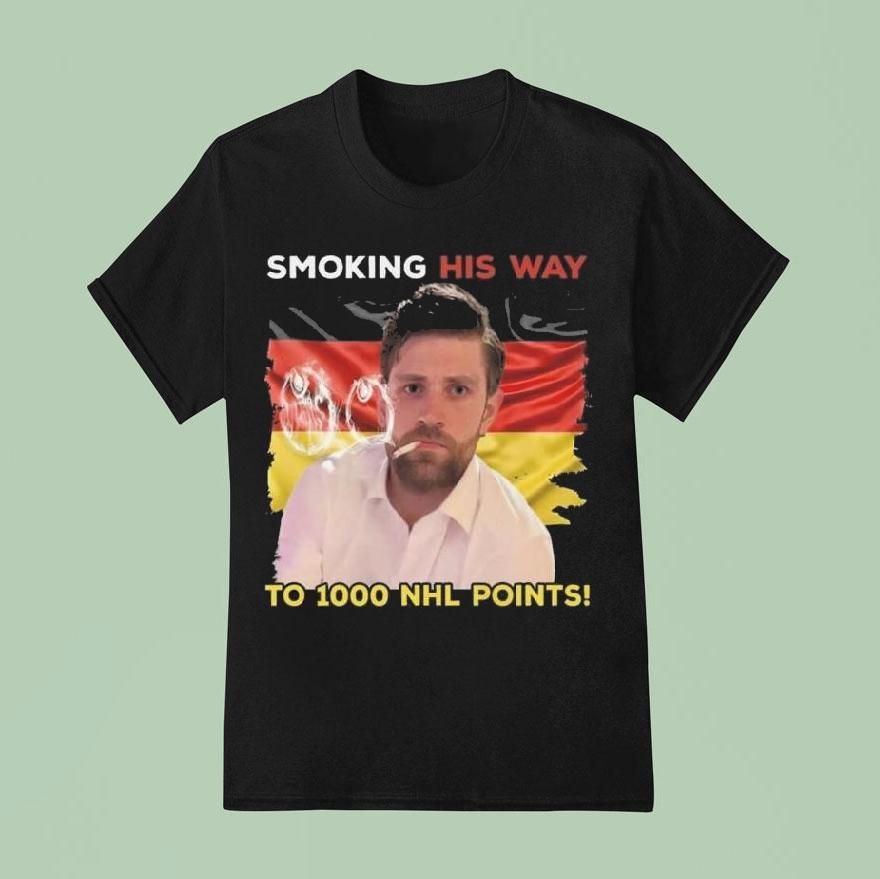 Leon Draisaitl Smoking His Way To 1000 Point Shirt