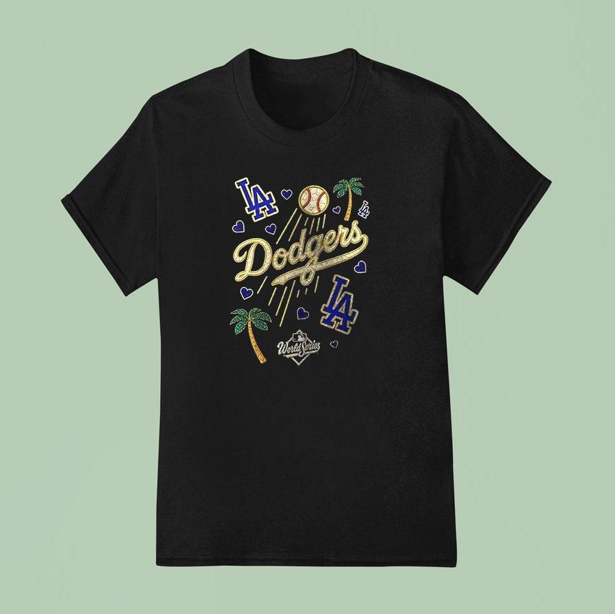 Los Angeles Dodgers World Series Champions Bling Bling Shirt