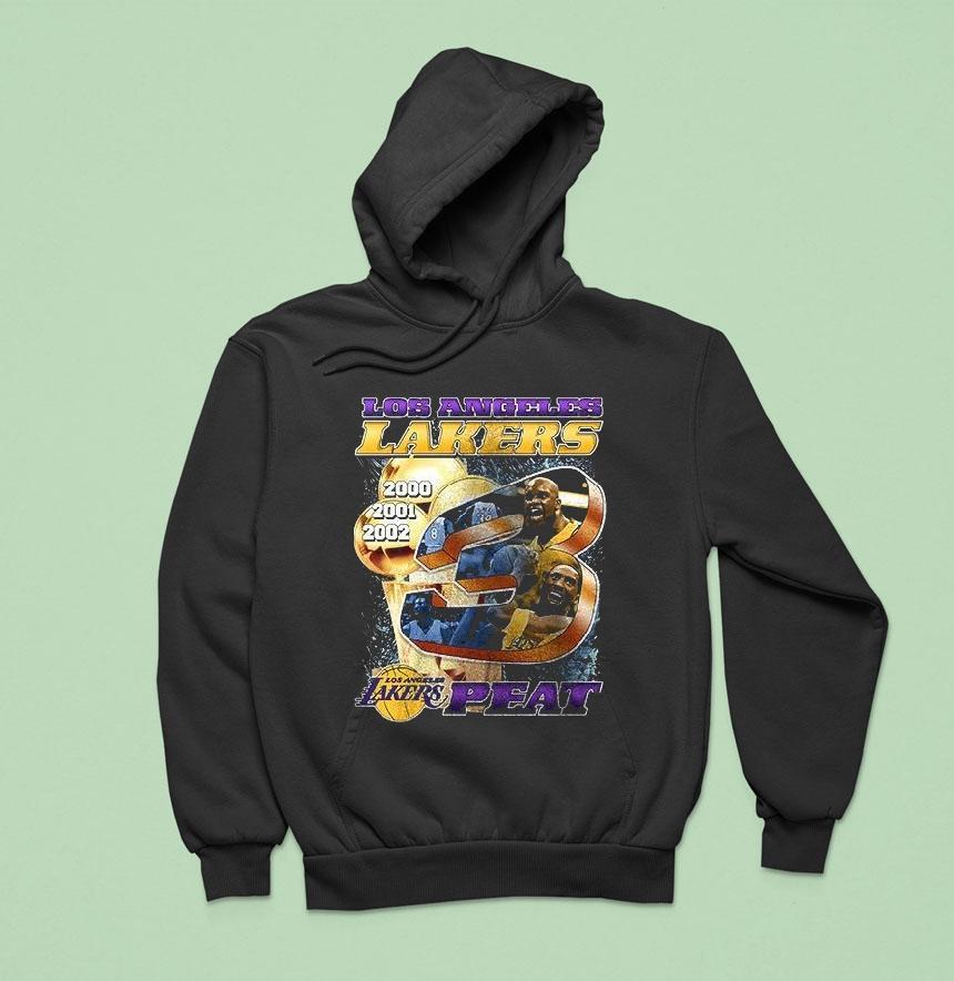 Los Angeles Lakers 3 Peat Team Of The New Millennium The Strength Of The Team 2002 Legends Vintage Shirt Los Angeles Lakers 3 Peat Team Of The New Millennium The Strength Of The Team 2002 Legends Vintage Shirt