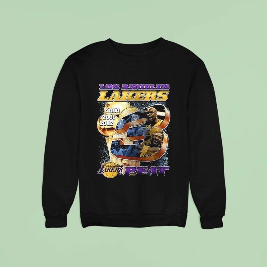 Los Angeles Lakers 3 Peat Team Of The New Millennium The Strength Of The Team 2002 Legends Vintage Shirt Los Angeles Lakers 3 Peat Team Of The New Millennium The Strength Of The Team 2002 Legends Vintage Shirt
