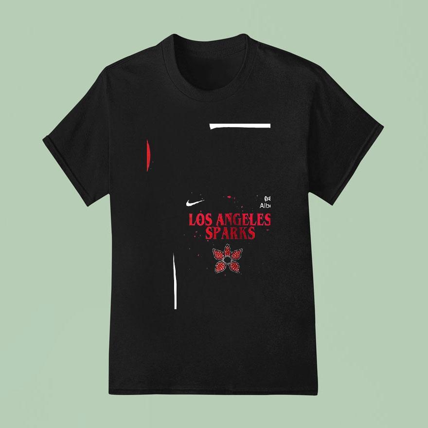 Los Angeles Sparks Stranger Things Rebel Swingman Shirt