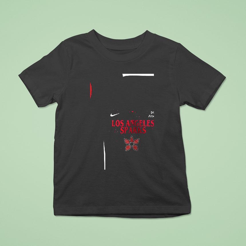 Los Angeles Sparks Stranger Things Rebel Swingman Shirt