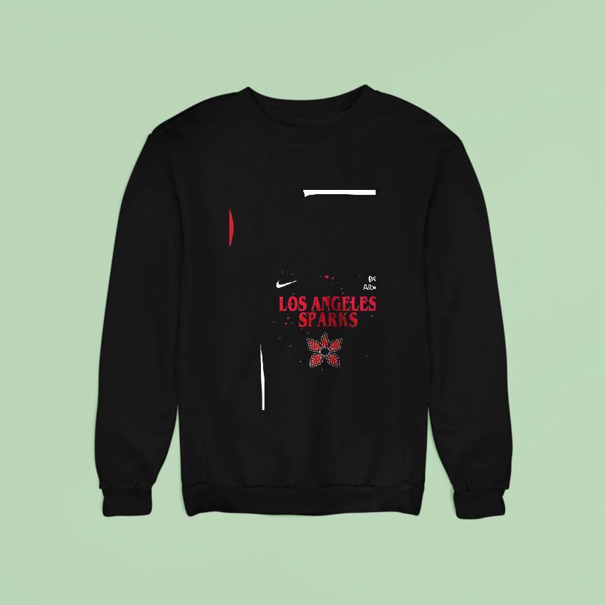 Los Angeles Sparks Stranger Things Rebel Swingman Shirt Los Angeles Sparks Stranger Things Rebel Swingman Shirt